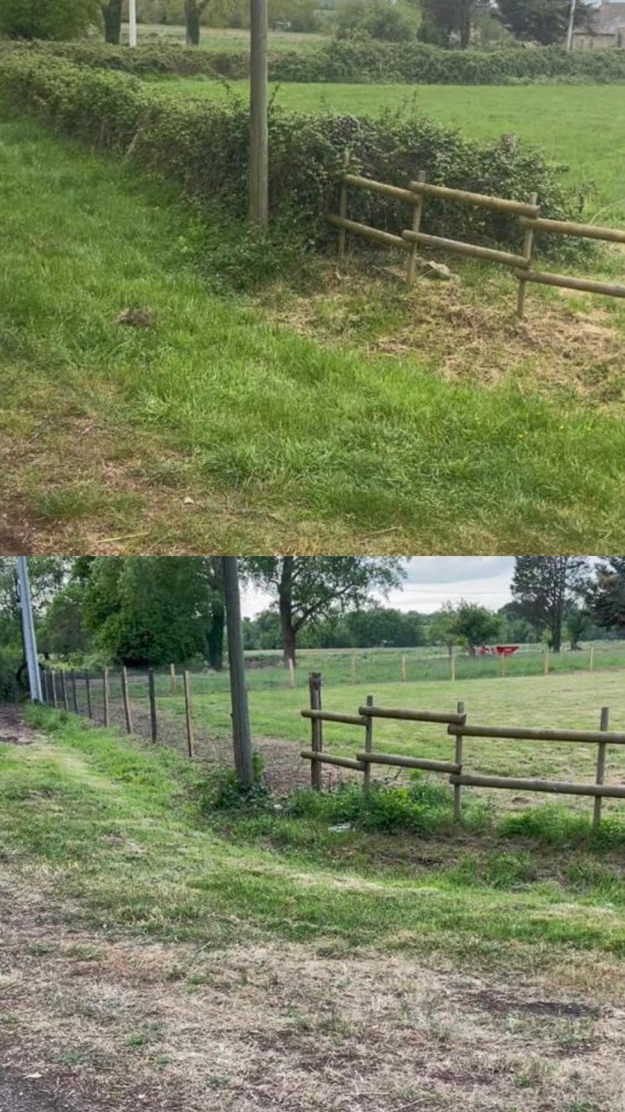 Transformation avant-après en Sarthe par Dubois Paysage — projet 1